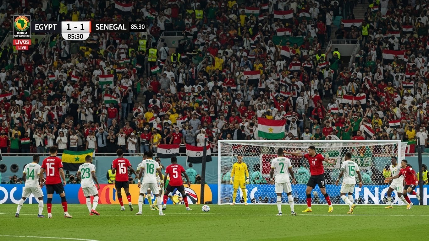 بث مباشر الآن مباراة مصر والسنغال في نصف نهائي أمم إفريقيا بجودة عالية